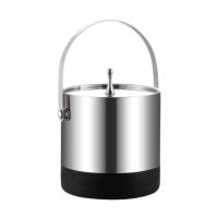 Wiaderko na lód Wielozadaniowy pojemnik chłodzący z metalowym uchwytem Ice Pail Steel