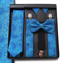 Мужской костюм для рубашки подтяжки галстук галстук-бабочка KMS7