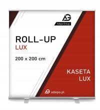Roll-up Lux z wydrukiem 200x200 cm