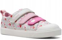 CLARKS TRAMPKI DZIEWCZĘCE NISKIE RZEPY 26 JTK