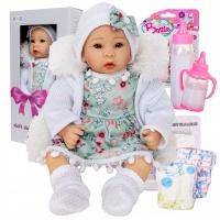 Детская кукла, как живая интерактивная реалистичная говорящая и поющая набор XXL