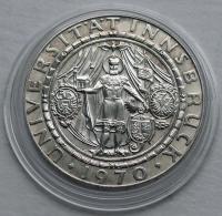 AUSTRIA - 50 szylingów 1970 r - 300-l. Uniwersytetu w Insbrucku - srebro Ag