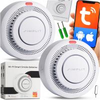 ДАТЧИК ДЫМА ПОЖАРНЫЙ ДЕТЕКТОР WIFI СИГНАЛИЗАЦИЯ БЕСПРОВОДНОЙ ДЕТЕКТОР TUYA SIMPLIT