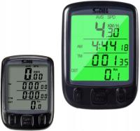 2X LICZNIK ROWEROWY PRZEWODOWY WODOODPORNY 25FUNKCJI PODŚWIETLENIE UNIWERSA