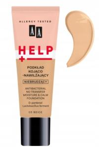 AA HELP увлажняющая успокаивающая основа для макияжа лица с пребиотиком 30 мл