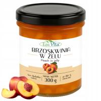Brzoskwinia w Żelu 300 g Aromatyczne Owoce Dodatek do Deserów Nie Dżem
