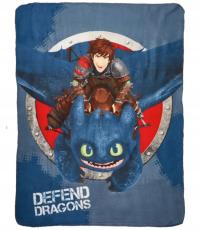 Kocyk CTI ZONE 110 x 140cm odcienie Jak wytresować smoka postaci