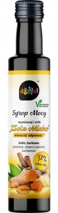 Złote Mleko Syrop Mocy 58% soków NFC - 250 ml atodobre!