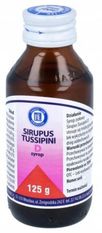Sirupus Tussipini D сироп 125 г сосна укроп отхаркивающий кашель