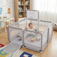 KOJEC Z KOSZEM SZARY SUCHY BASEN DLA DZIECI SELONIS KK-100X pusty