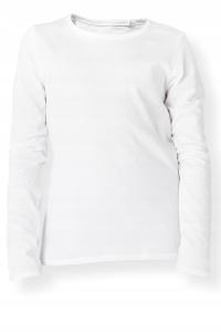 Biała koszulka z długim rękawem długi rękaw Moraj BBP500-010L 134-140
