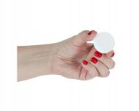 Szkło extra białe 3 mm okrągłe fi 3 cm RAL 9003 szkiełko detal fi 30 mm