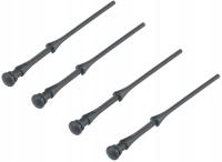 Kołki antywibracyjne silikonowe do montażu wentylatorów czarne PC 4 sztuki