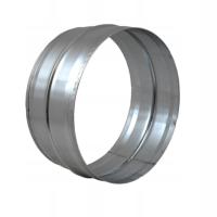 Nypel łącznik fi 100 TICKA złączka do rur wentylacyjnych spiro ocynk