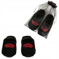 STRANGER THINGS ciepłe kapcie papcie pluszowe w worku 38 - 39 M prezent