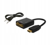 SAVIO CL-23/B adapter HDMI-VGA z dzwiękiem