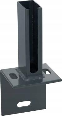 Podstawa kątowa Stopka Montażowa do słupka 60x40 mm KL podstawa RAL 7016