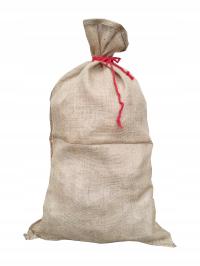 BARDZO DUŻY WOREK MIKOŁAJA NA PREZENTY NA GWIAZDKĘ - 60x100 WOREK JUTOWY