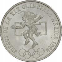 23.bj.MEKSYK, 25 PESOS 1968 I.O. MEKSYK '68