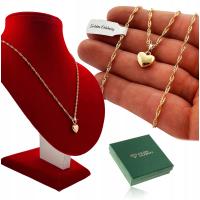 Naszyjnik Golden Celebrity złoty klasyczny serce