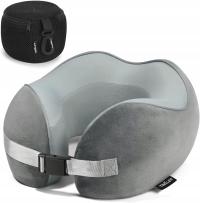Poduszka Podróżna na Szyje Oddychająca Ergonomiczna Pianka memory 25x23cm