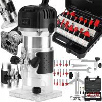 FREZARKA GÓRNOWRZECIONOWA DO DREWNA WYCINARKA Z REGULACJĄ OBROTÓW ZESTAW XL