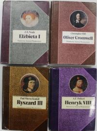 BIOGRAFIE SŁAWNYCH LUDZI HENRYK VIII RYSZARD III ELŻBIETA I CROMWELL ZESTAW