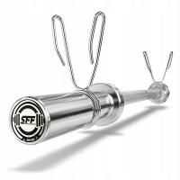 GRYF PROSTY OLIMPIJSKI GŁADKI 120CM 50MM SZTANGA CHROMOWANY GRATIS ZACISKI