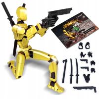 Робот мини фигурка подвижная Макси легенды коллекционная фигурка 20 см золото