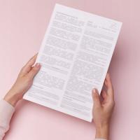 Ankieta Karta klienta Lifting i Laminacja RZĘS 10szt. Premium Lashes