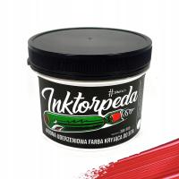 Farba Wodna do Sitodruku Kryjąca Akrylowa | Inktorpeda | Czerwona