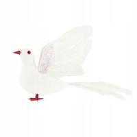 Charming Feather and Foam White White Pigeon D