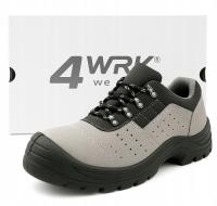 Рабочая обувь мужская легкая прогулочная защитная кожаная обувь с носком S1