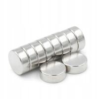 MAGNES NEODYMOWY WALCOWY 8x3 mm MOCNY, okrągły, krążek, HUNTER - 10 SZTUK