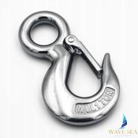 Hak z uchem nierdzewny 1 t do łodzi jachtu pontonu wytrzymały