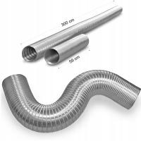 ALUFLEX RURA ALUMINIOWA SPIRO 100 mm KANAŁ ELASTYCZNY 3 METRY