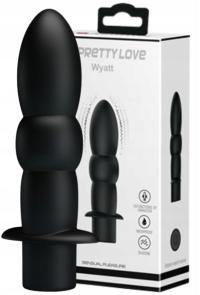 KOREK ANALNY WIBRACJE PLUG ANAL SILIKONOWY STYMULUJĄCY INTENSYWNE DOZNANIA