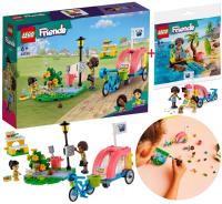 LEGO Friends Klocki Rower do ratowania psów 41738 + Sprzątanie plaży Lego