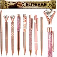 Премиум 8 шт. розовое золото шариковые ручки ручка набор День святого Валентина