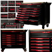 Szafka warsztatowa 479 elem. wózek zestaw z narzędziami KRAFT&DELE