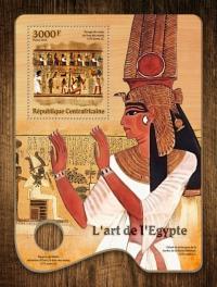 Sztuka Egipt Cent.Afryka blok #CA16713b