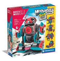 Clementoni 61360 Science&Play Mechanics Junior-Moving Robots-Building Set,