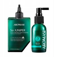 Aromase 5a Juniper Scalp Purifying Liquid Shampoo + wcierka do skóry głowy