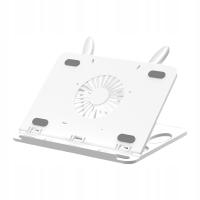 Regulowany stojak na laptopa Chłodzenie Praktyczna wydrążona konstrukcja Multiuse White