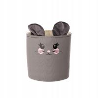 Yellow Tipi корзина для игрушек Happy Band-серый