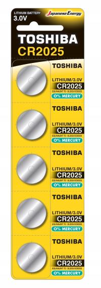 Bateria litowa Toshiba CR2025 5 szt.