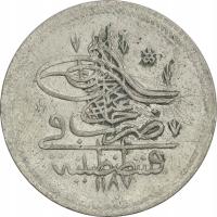 8.TURCJA, ABDUL HAMID I, 1 PIASTRA 1774