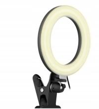 Pierścień LED 6'' z klipsem