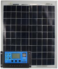Солнечная панель 20 Вт регулятор 12 В 24 в батарея Солнечный выпрямитель зарядное устройство