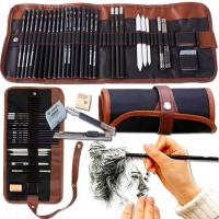 Набор карандашей для рисования эскизов профессиональный 29В1 карандаши В ФУТЛЯРЕ